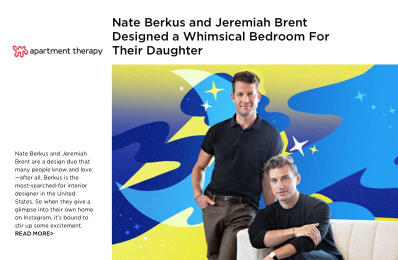 The Shade Store Featured in Apartment Therapy December 2021
