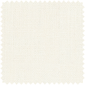 A swatch of Heathered Linen in Ivory shows a warm white color with a subtle heathered texture