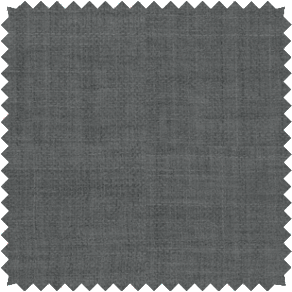 A swatch of Holland & Sherry Wool Challis in Carbone shows a soft texture and warm dark grey ideal for neutral curtains
