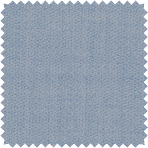 A swatch of Holland & Sherry Wool Flannel in Rain features a beautiful sky blue color with a brushed finish