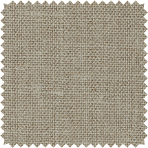 A swatch of Luxe Linen in Flax shows its natural texture in a muted golden hue ideal for warm neutral curtains