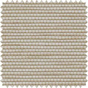 A swatch of Grassweave in Hemp shows a paper-based weave with a soft texture in a warm, versatile beige color